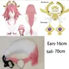 Theme Costume Genshin Impact Yae Miko Cosplay Guuji Fancy Outfits Full Set Dress Wig Headwear Ears Tail Game Suit 230915