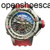 Orologio RicharMilles di lusso Movimento meccanico automatico Movimento svizzero impermeabile Alta qualità RM6001 Livello 5 Cassa in metallo Data Ora Volo Indietro Ju