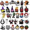 Schuhteile Zubehör L 11 Stück Halloween Clog Charms für Mädchen und Jungen Witchy Pins Frauen Kinder Teenager Adts Trendy Sneaker Dekoration Otyxr