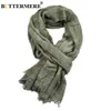 Scarves BUTTERMERE Men Autumn Winter Cotton Linen Scarf Khaki Black Navy Pink Warm Long Fashion Brand Mens Scarfs 230914