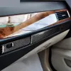 3DCAR-stylingtillbehör för BMW E60 kolfiber Co-Pilot Water Cup Holder Trim Strip Car Interior Sticker 5 Series 2004-20102576