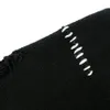 Suéteres para hombres Hombres Streetwear Gráfico Suéter Carta Estrella Patrón Negro Suelto Borla Angustiado Suéter de punto Jersey Y2K Goth de gran tamaño 230914