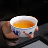 Tea Cups 1pc Multi-Color Chicken Bowl Cup Ceramic Chinese Style Household Tealight Making Tools Set