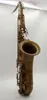 2023 Eastern Music Pro Använd Vintage Antique Unlacquered Mark VI Style Tenor Saxophone 00