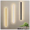 Wandlamp Moderne LED Binnenachtergrond Decoratieve Verlichting Slaapkamer Gang Naast Noordse Acryl Lange Blaker 120CM 80/60CM