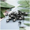 Céramique Argile Porcelaine 10Mm Tai Chi Ronde Polymère Perles D'espacement Yin Yang Pour La Fabrication De Bijoux De Bricolage Bracelet Collier Accessoires 50Pcs / Lot Dhrjz