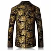 Traje JAYCOSIN para hombre, Blazer para hombre, traje Floral con solapa entallada, chaqueta elegante entallada, chaqueta, chaqueta de boda para hombre Luxury196H