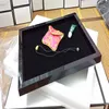 Women Luxury Jewelry Display Tray Acryl and Velvet Mat Cosmetic Makeup Storage Tray Lipstick Storage Stand Perfect Wedding Gift303t