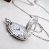New style quartz movement large white steel Roman necklace retro jewelry whole fashion watch watch sweater chain pocket watch247y