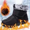 Bottes imperméables femme neige fausse fourrure garder au chaud cheville pour femmes mode antidérapant hiver peluche chaussons grande taille 43 230915