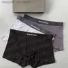 Sous-vêtements Caleçons hommes boxeurs sous-vêtements lettre impression coton respirant sous-vêtement homme Boxer Shorts haute qualité hommes sous-vêtements Gifs L230915