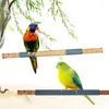 Diğer kuş malzemeleri Taşlama Ahşap çubuk renkli kumlar ile püskürtülmüş Partakeet papağan oyuncak öğütücü çubuk tutucu evcil hayvan