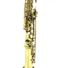 Eastern Music Pro Antique Color Straight Soprano Saxophone With G Key SOP SAX 00