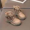 Stivali invernali per bambini caldi moda casual per ragazze ragazzi bambini stivali con bottone morbido primo camminatore sneaker scarpe per bambini