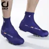 À prova de vento sapatos de ciclismo capa das mulheres dos homens primavera outono touring bicicleta overshoes mtb capa de sapato ciclismo com zíper overshoes297o