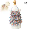 Abbigliamento per cani Abito Fiore di cotone Elastico Cucciolo carino Vestiti per animali domestici Costume da festa Gonna Primavera Estate Abbigliamento dolce