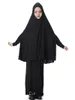 Ethnic Clothing Muslim Kids Girls Prayer Garment Clothes Overhead Hijab Abaya Islamic Niqab Kaftan Khimar Jilbab Arabic Robe Eid Ramadan