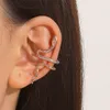 S3762 Fashion Jewelry Retro Metal Snake Ear Bone Clip No Hole Single Piece Ear Clip Earrings