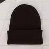 Beanie/Totenkopfkappen Acryl Winter Frauen Solide Benutzerdefinierte Stricken Mützen Schädeldecke Männer Casual DIY Druck Pacth Stickerei Strickmütze Caps Gorros 230914