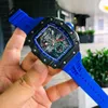 Mens Watch Superclone AAAA Mechanics Watch Richa Milles Wristwatches RM11-04 풀 패션 크로노 그래프 UHR 33A2 RM11 CALENDAR MONTRE LUXE와 함께 탄소 섬유 케이스