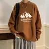 Męskie swetry High Street Graphic Print Knited Sweter dla mężczyzn Hip Hop List Pullover Femme Autumn Casual Y2K Vintage Knitwears 230914