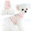 Abbigliamento per cani Elegante gonna per cucciolo Gilet per animali Camicia Cupcake Estate Piccola principessa Costume cosplay per la primavera