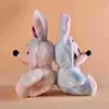 Simpatico coniglio Anno del turnelk Peluche Modelli di cartoni animati Bambole di peluche ripiene Anime Peluche per bambini Giocattoli Kawaii Regalo di compleanno per bambini Decor