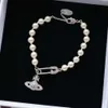 The Western Queen Mother's pin pearl bracelet Vivian's same three-dimensional Saturn classic light luxury high version Tiktok sold well