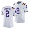 LSU Tigers Custom Football Jersey NCAA College Joe Burrow Burreaux Odell Beckham Jr. Justin Jefferson Tryann Mathieu Leonard Founnette Ja'marr Chase Size S-4XL