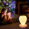 Night Lights Creative Home Strawberry Light USB Charging Bed Decoration Atmosphere Lamp Design LED Silicone Eye Touch Table