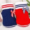 Fashion Navy Dog Sweater Clothes For Small and Large Dog Clothes For chihuahua Winter Clothes 5 Colors Size XXS-L257y