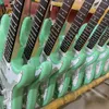 Electric St Guitar Surf Surf Green Renk Gül Ağacı Klavye Ücretsiz Nakliye