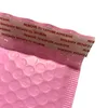 50Pcs Pink packaging envelope Bubble Mailers Padded Envelopes Lined Poly Mailer Self Seal bag Usable 13x18cm2782