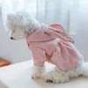 Vestuário para cães Pet Dress Anti Deformation Puppy Windproof Botões