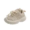 Athletic Outdoor Maat 21-30 Kids Toddler Sneakers Spring herfst Kinderschoenen Unisex jongens meisjes ademen casual sport zwart beige 230915