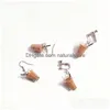 Oor manchet Mode Plastic Clip Dangle Dames Schattig Romantische Simatie Hanger Oorbellen Parel Melk Thee Voedsel Oorbel Drop Delivery Sieraden Dhtrb