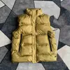 Mens Coletes Mens Colete Com Capuz Colete Colete Homens Designs Mulheres Inverno Down Coletes Bodywarmer Coletes Mans Jaqueta Puffer Ao Ar Livre Quente Sem Mangas Pena J230915