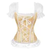 Blouses Femme Chemises Femme Vintage Gothique Victorien Blouse Lolita Élastique Noir Blanc Top Steampunk 6XL Plus Taille Femmes Vêtements Chemise D'été 230915