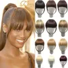 Frange TALANG Clip en cheveux frange postiche pince en Extension de cheveux Extension de cheveux synthétiques frange émoussée fausse frange pour les femmes 230914