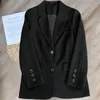 Abiti da donna Cappotto da ufficio da donna Risvolto Maniche lunghe Bottoni Polsini Tasche con patta Blazer Abito a due temperamenti Abbigliamento da lavoro femminile