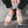 fashion men casual shoes new flats lace up male suede oxfords men leather shoes zapatillas hombre For Boys Party Boots