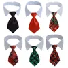 Dog Apparel Formal Pet Cat Tie Tuxedo Bow Small Black And Red Collar For Accessories Suit Dogs Medium Cats