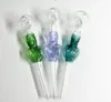 Pyrex Glass Oil Burner Pipes Filter Clear Glass Rolling Paper Hand Pipes Glass Pipe Oil Nail Pipe
