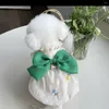 Ropa para perros Cachorro Moda Pajarita Falda Ropa para mascotas Vestido de princesa Ropa para perros Gato Pequeña impresión Linda Delgada Diseñador de verano