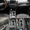 Per Chevrolet Equinox Interni Pannello di controllo centrale Maniglia per porta Adesivi in fibra di carbonio Decalcomanie Accessori per auto styling197n