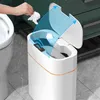 16l 13l lata de lixo inteligente sensor inteligente caixote do lixo à prova dwaterproof água indução doméstica lixo 10l imprensa tipo lixo 211229331z