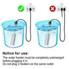 Jewelry Pouches Immersion Water Heater 2500W Electric Bucket With Timer Auto Shut Off Tub For Home Winter EU Plug