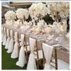 Romantic Chiffon Wedding Party Anniversary Chair Sash Party Banquet Decorations 20 Pieces Set Wedding Chair Sash 150cmx50cm258Y