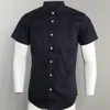 Camisas clásicas de cocodrilo para hombre, camisa masculina, camisas de vestir de manga corta para hombre, camisas de algodón para hombre, diseñador de marca francesa 234R