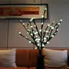 Pussy Willow Branch Light 20 48LED Oplichten Lente Pussy Willow Branch Kerst Home Party Bruiloft Vakantie De225q